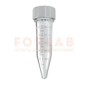 Пробірки Eppendorf® на 5 мл, з відкидними кришками, конічні, поліпропіленові, стерильні (200 шт/паков)