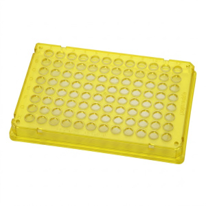 Планшет для ПЛР Eppendorf twin.tec® 96, skirted (з рамкою), 150 мкл, PCR clean, жовтий, 300 шт/паков (Арт. виробника 0030128788)